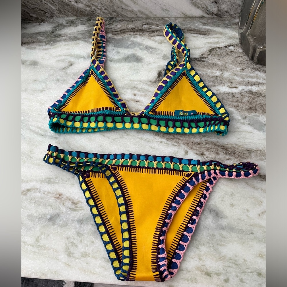 Authentic Kiini Yellow Bikini
